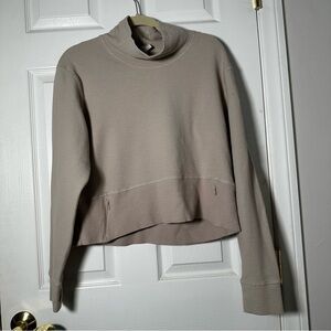 90 Degree By Reflex Taupe Crop Top